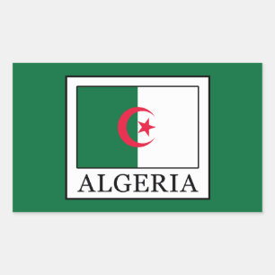 Algeria Rectangular Sticker