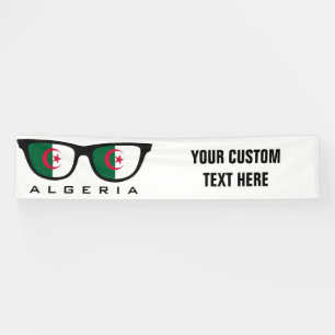 Algeria Shades custom text & colour banner