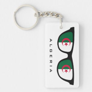 Algeria Shades custom text & colour key chain