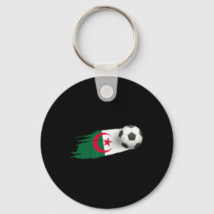 Algeria Soccer Ll Algeria Flag Jersey - Algeria Fo Key Ring
