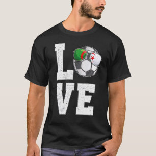 Algeria Soccer Love Algerian Fan Flag T-Shirt