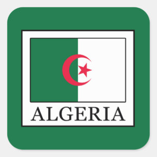 Algeria Square Sticker