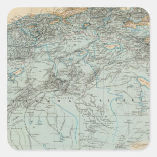 Algeria Square Sticker