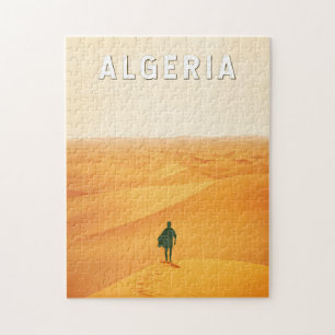 Algeria Travel Art Vintage Jigsaw Puzzle