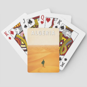 Algeria Travel Art Vintage Playing Cards