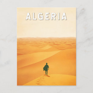 Algeria Travel Art Vintage Postcard