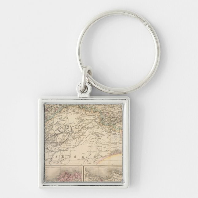 Algeria, Tunisia Key Ring (Front)