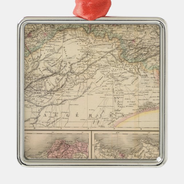 Algeria, Tunisia Metal Ornament (Front)