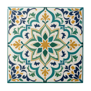Algerian Andalusian Mosaic Luxury Geometric Ceramic Tile