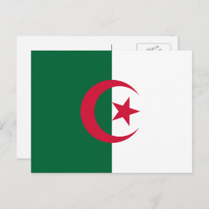 Algerian Flag, Flag of Algeria Postcard