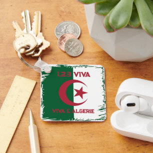 ALGERIAN FLAG KEYCHAIN