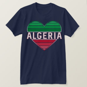 Algerian Heart, I Love Algeria T-Shirt