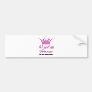 Algerian Princess Bumper Sticker