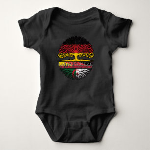 Algerisch Deutsch Deutschland Baum Wurzel Baby Bodysuit