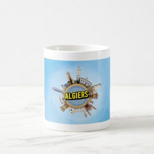 Algiers city Algeria tiny little planet landmark a Coffee Mug