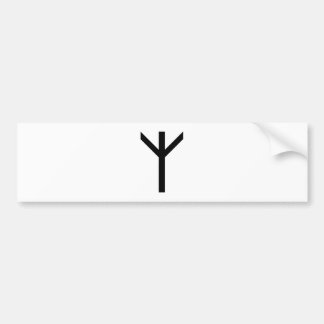ALGIZ RUNE BUMPER STICKER