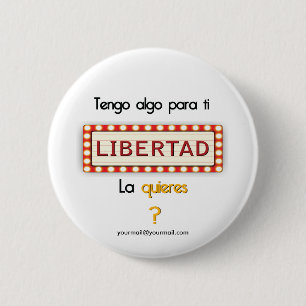 Algo para ti - Display 6 Cm Round Badge