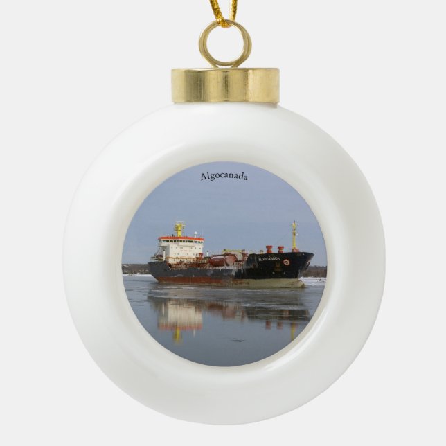 Algocanada ball or snowflake ornament (Front)