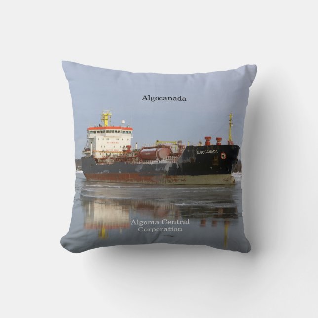 Algocanada square pillow (Front)