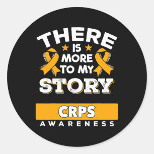 Algodystrophy Awareness Ribbon - Gift For Crps Pat Classic Round Sticker