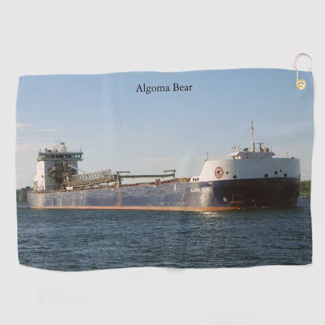 Algoma Bear golf towel (Horizontal)