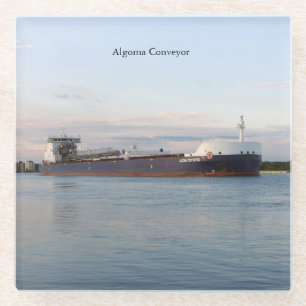 Algoma Conveyor glass coaster