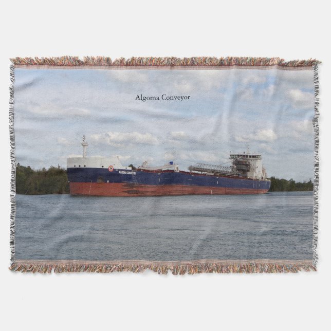 Algoma Conveyor throw blanket (Front)