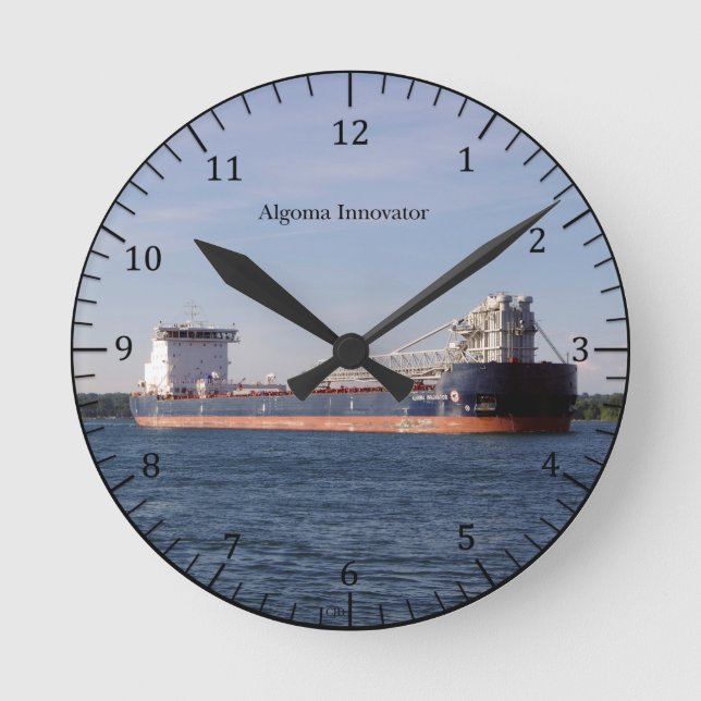 Algoma Innovator clock (Front)