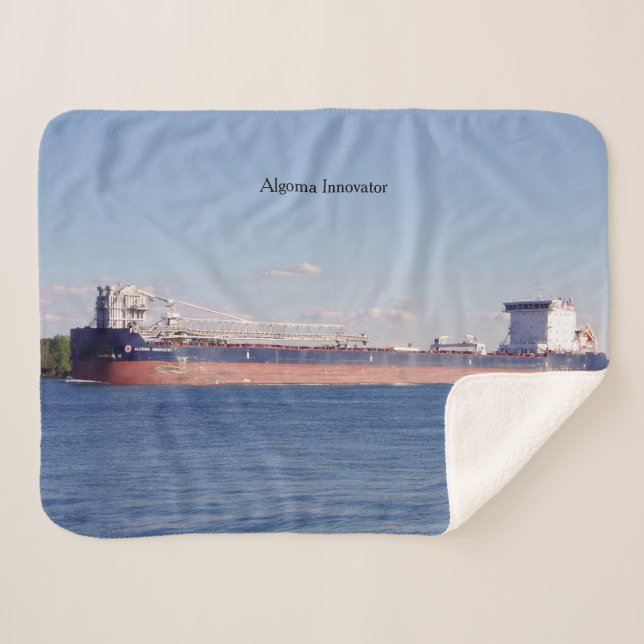 Algoma Innovator sherpa blanket (Front (Horizontal))