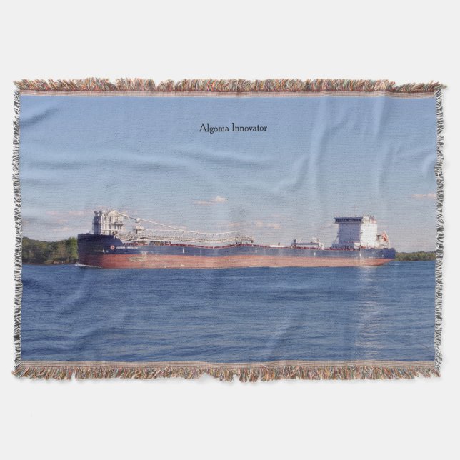 Algoma Innovator throw blanket (Front)