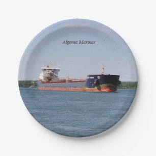Algoma Mariner paper plate