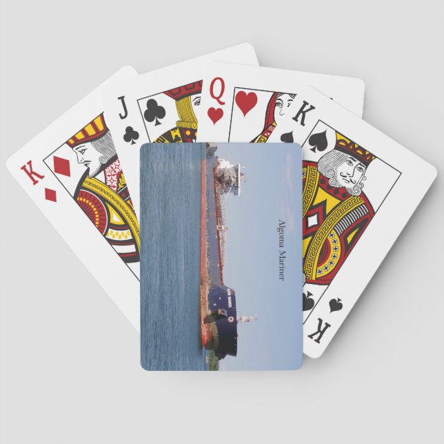 Algoma Mariner playing cards (Back)