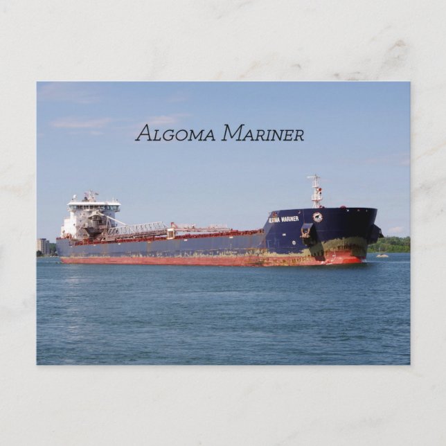 Algoma Mariner post card (Front)