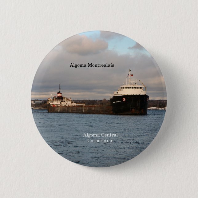 Algoma Montrealais button (Front)
