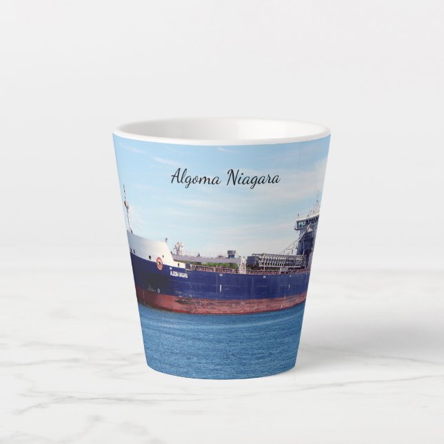 Algoma Niagara latte mug (Front)