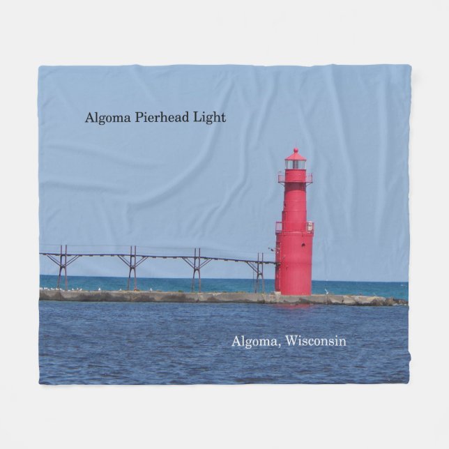 Algoma Pierhead Light blanket (Front (Horizontal))