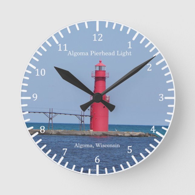 Algoma Pierhead Light clock (Front)