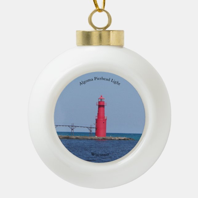Algoma Pierhead Light ornament (Front)