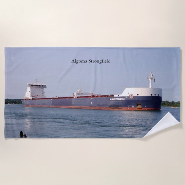Algoma Strongfield loaded beach towel (Front)
