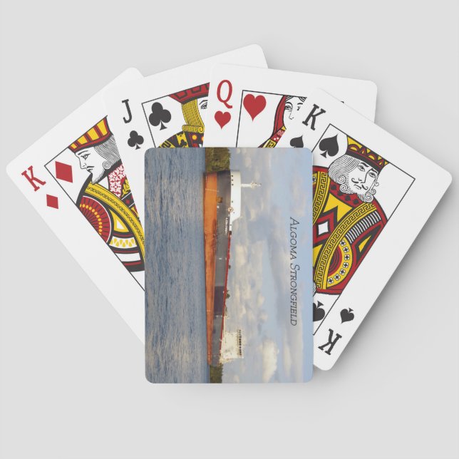 Algoma Strongfield playing cards (Back)