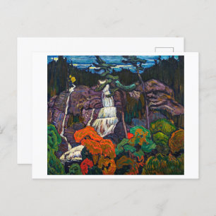 Algoma Waterfall   J.E.H. MacDonald   Postcard