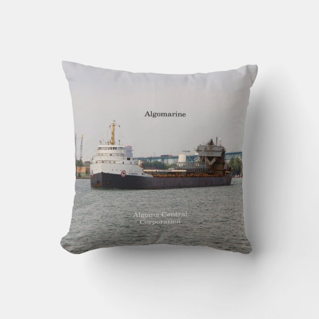 Algomarine square pillow (Front)