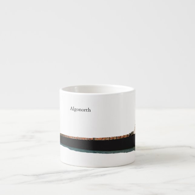 Algonorth cutout espresso mug (Front)