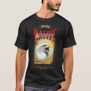 Algonquin Native American Eagle Spirit Vintage Hon T-Shirt