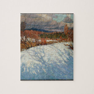 Algonquin Park Landscape Painting by Tom Thomson Jigsaw Puzzle