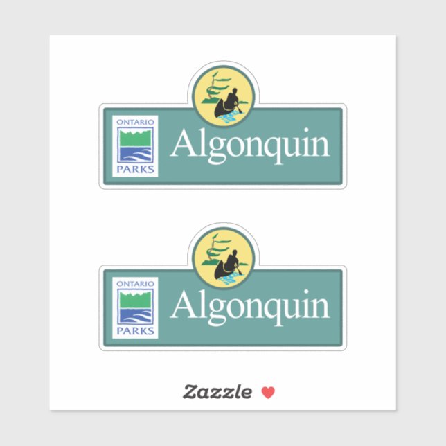 Algonquin Park Nature Sign (Sheet)