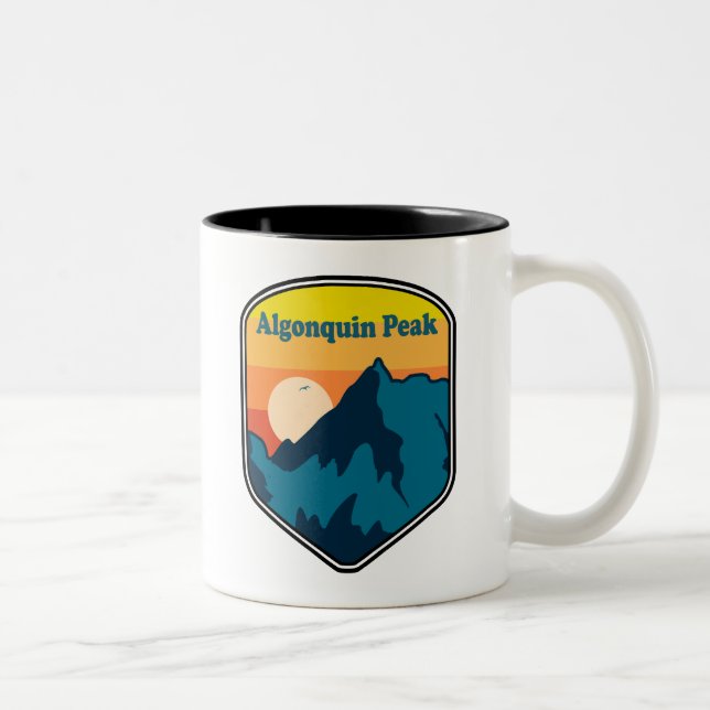 Algonquin Peak Sunrise Two-Tone Coffee Mug (Right)