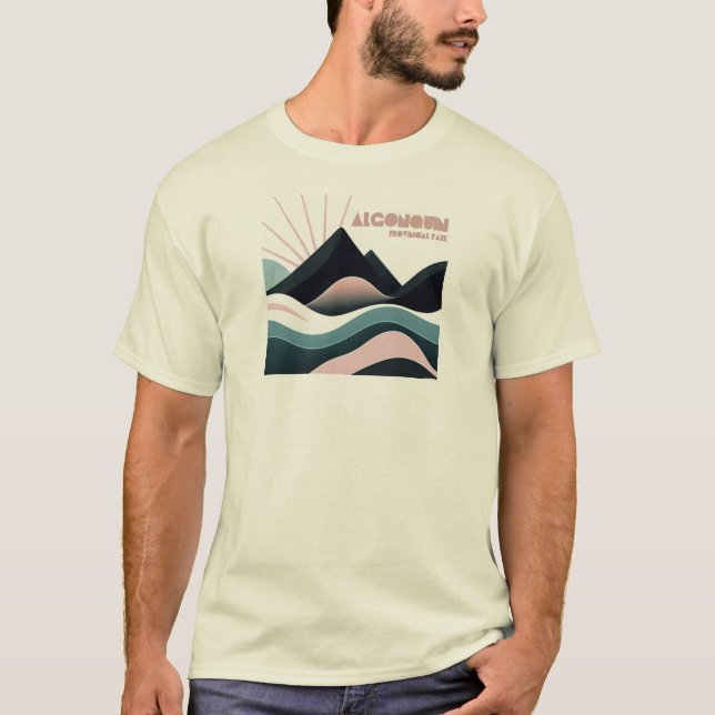 Algonquin Provincial Park Coloured Hills T-Shirt (Front)