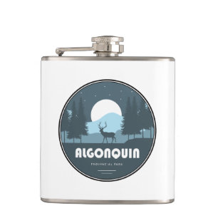 Algonquin Provincial Park Deer Hip Flask