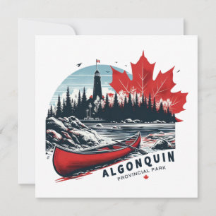 Algonquin Provincial Park Holiday Card